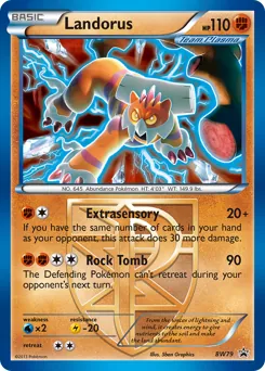 BW Black Star Promos Landorus Pokémon card